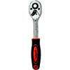 GOLDTOOLS Chiave a cricchetto reversibile da 1/4 con 24 denti in acciaio cromato vanadio, chiave a bussola a cricchetto, sgancio rapido, per serraggio e riparazione, qualità professionale (1/4