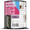 JOVIRA PINTURAS Vernice Per Piastrelle 750 ml |ultra opaco a Base d'acqua. Date un nuovo look alla vostra cucina e al vostro bagno. (750 Millilitri,Malva Naturale)