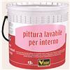 Vigor 3360604 Pittura Murale Lavabile Interni, Bianco