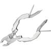Generico Pinze multifunzionali 9 in 1 Multiutensile portatile acciaio inossidabile Accessorio per campeggio con cacciavite combinato