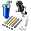 GM TERMOIDRAULICA.IT IL TUO CLIMA IDEALE Kit Salva Caldaia a Condensazione con Defangatore Magnetico, Dosatore Polifosfati, Kit Raccordi Idraulici Flessibili e Cartuccia di Ricarica Polifosfati previene da Ruggine Ferro Sabbia Calcare