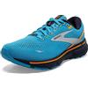 Brooks 1103941D480 Ghost 15 GTX Uomo, Blue/Peacoat/Orange EU 45.5