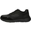 Geox Scarpe da Ginnastica da Uomo U Portello D, Nero, 43 EU