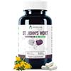 Alzuro Labs St. John's Wort 5,000mg Equivalent | High Strength 500mg 10:1 Extract | 90 Vegan Capsules | Mood & Emotional Wellbeing Support | GMP & 3rd Party Lab Tested
