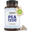 Yes Vegan! PEA Capsule 1200 mg (180 capsule), 1200 mg di palmitoletanolamide per porzione, testati in laboratorio, vegane, ad alto dosaggio