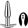 Generic Vibratore Vibratore Principiante Butt Plug anale 10 velocità vibratore anale in metallo Piccolo plug anale vibrazione giocattolo del sesso Masturbatore giocattoli adulti del sesso Macchina