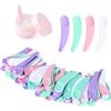 Guduling 200 mini spatole cosmetiche, spatola per cosmetici, multicolore Cosmetic Spatula, maschera Scoop per rimuovere il resto della crema viso