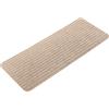 Homwiz Tappetini per Scale Antiscivolo, 15 Tappetini Autoadesivi per Gradini Interni, Ritagliabile e Riutilizzabile - Protezione per Animali Domestici, Anziani e Bambini (Nero, 76x20 cm)
