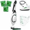 DG Service Vorwerk Folletto VK150 NUOVO ORIGINALE - Scopa Elettrica CON FILO con Accessori Rigenerati Come Nuovi, Spazzola HD50, 6 Sacchetti, 3 Granuli - Assistenza e Garanzia (Dotazione Completa + Picchio)