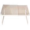 EpheyFIF Scaffale regolabile espandibile per armadietto, impilabile, in metallo, per armadio da cucina, camera da letto, ufficio, 30 x 30 x 29 cm, bianco (1 bianco (22 cm)