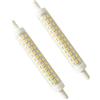 Generic BANGSHUO 2 Pezzi Lampadina R7S LED 10W 118mm Lampadina J118 Doppio Effetto Lineare,Bianco Freddo 6000K,10 Watt, Non Dimmerabile AC 220-240V, 1200LM, 360 Gradi