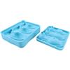 Ticha Stampo per cubetti di ghiaccio a forma di plug anale, blu, in silicone, 14,8x11,4x5 cm, creativo, per cocktail, whisky, caffè e cioccolato, idea regalo originale.