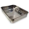 ÜREL Grande Ciotola per Cani e Gatti in Acciaio Inox 304 - Vassoio Anti-Fatica Baffi, Infrangibile, Previene Acne Felina, Leggero e Lavabile in Lavastoviglie (36.5x26.5x6.5 cm, 5.6 Litri)