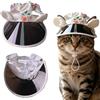 KASESSS Cappello per Cani, Estate Protezione Solare Cappellino Parasole con Visiera per Gatto, Cappello da Sole Estivo per Gatto con Fori per Orecchie per Gatti e Cuccioli, Regolabile, Beige