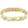 Guess- Bracciale da uomo Hero, dorato, UMB79005