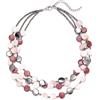 FULU AUTUMN Collana di perle in conchiglia turchese per le donne collana con ciondolo a strati bohemian estate costumi da spiaggia gioielli per le donne, 17 inches, Zinco, Senza Gemme