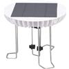 Phefop Agitatore Solare per Acqua, Agitatore Solare Silenzioso per Vasca per Uccelli con Pannello 5V 2W, Impermeabile IP65 per la Decorazione del Laghetto da Giardino