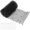 Hmkesoteric 1 Rotolo Tappetino Disabituante Gatti, 30 x 400 cm Tappetino Gatto Punte Anti Gatto, Rete Repellente per Gatti, cani e uccelli, con 8 picchetti da terra