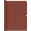 AJSEOYBS Rete Per Balcone Esterno,Schermi Divisori Paravento Da Balcone Terracotta 120x300 Cm Tessuto Oxfordadatto Per L'Esterno, Cortile, Giardino, Terrazza, Spiaggia, Piscina