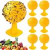 SKJJM 6 Pezzi Trappole per Mosche Della Frutta Gialle, Giallo Trappola per Mosche di Frutta Palle di Insetti Appiccicose, per Mosche di Frutta, Formiche, Zanzare e Ragni