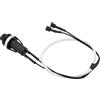 WELL GRILL Accenditore piezoelettrico piezoelettrico per barbecue Weber Spirit 210 e 310, serie Electrode Push Button Piezo Igniter, ricambio per barbecue Weber Spirit E210 E220 S210 S220 E310 E320
