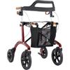 Salijol Rollator Saljol in alluminio, AR62, barolo rosso
