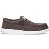 HEY DUDE WALLY SLUB CANVAS - Slip on uomo grigio