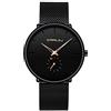 CRRJU FIZILI Orologio Uomo da Polso Ultra Sottile Minimalista per Impermeabile Analogici Quarzo Orologio da polso
