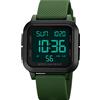 Forrader, Orologio digitale da uomo, sportivo, impermeabile, con retroilluminazione a LED, sveglia, conto alla rovescia, doppio fuso orario, cronometro, 12/24 ore, per uomini, donne, adolescenti,