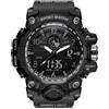 findtime Mens Military Watch Digital Analogue Watches Waterproof Sport Tactical Outdoor Wristwatch Big Face Alarm Stopwatch LED Wrist Watch for Men