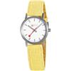 Mondaine Orologio Analogico al Quarzo Donna con Cinturino in Tessuto A6583032317SBE