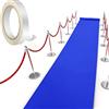Shappy Tappeto Runner Tappeto da Passatoia di 55gsm Spessore con 1 Pezzo Nastro per Tappeto per Matrimonio Natale Ringraziamento Esterni, Tappeto da Corridoio Nozze (Blu Scuro, 2,6 x 30 Feet)