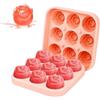 Bangbobi Stampo per cubetti di Ghiaccio in Silicone Grande, vaschetta per cubetti di Ghiaccio a 9 Scomparti con Coperchio, stampi per cubetti di Ghiaccio riutilizzabili per Whisky, Cocktail, caffè