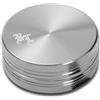Black Leaf CNC Alu Grinder Black Leaf in alluminio mulino frantoio 2 pezzi Ø40 mm Patchouliworld Durchmesser: Ø40mm argento
