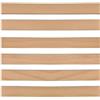 SCM Créations Set di 6 stecche 73 cm 730 mm larghezza 38 mm spessore 8 mm legno faggio durevole | Rete letto divano clic clac bz | 7 pieghe di ricambio rinforzo resistente supporto materasso