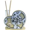 DLM Bomboniere DLM 34328 (Kit 12 Pezzi) Profumatore Orologio Cuore in Legno Albero della Vita e Quadrifoglio Anniversario Nozze Matrimonio FEDI Diffusore Profumo bomboniera