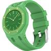 GIOPUEY Cinturini Compatibile con Swatch Royal Pop, Morbido Silicone Cinturino [Resistente all'Usura] [Traspirante] - Green