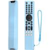 Generic Custodia in silicone compatibile con RC833A, custodia protettiva antiscivolo antiurto con design lavabile in pelle morbida, accesso preciso ai pulsanti e cordino rimovibile (blu)