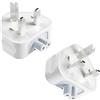 Flomiara 2 adattatori da viaggio Europa a CN, adattatore AC, spina CN, alimentatore MacBook, convertitore di ricambio, connettore CN per alimentatore Apple, compatibile con MacBook, iPad, iPod, iPhone