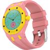 GIOPUEY Cinturini Compatibile con Swatch Royal Pop, Morbido Silicone Cinturino [Resistente all'Usura] [Traspirante] - Pink