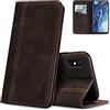 AKABEILA Custodia per Xiaomi Mi Mix 3, in pelle PU, a portafoglio, con scomparto per carte di credito, funzione leggio [magnetica]