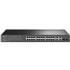TP-Link TL-SL2428P V4 | 24 Port Fast Ethernet Smart Managed PoE Switch | 24 PoE+ Ports @250W, w/ 4 Gigabit Ports + 2 Combo SFP Slots | Omada SDN Integrated | Limited Lifetime Protection | PoE Recovery