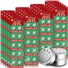 Beidongli Batteria a bottone AG13 LR44, 1,5 V, senza mercurio, 200 pezzi (357/357A/L1154/A76/GPA76)