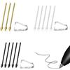 SSS·GRGB 13 punte di ricambio in rame per Samsung Galaxy S10/S9/S8/S7/S6, Note S22/S23/S24 Ultra S Pen, punte per matite adatte per 2 penne EMR/Kindle Scribe Pen (3 pezzi rame+set da 10 pezzi)