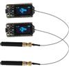 DIYmalls 868 MHz ESP32 LoRa 32 V4 scheda di sviluppo + antenna LoRa 868 MHz per Meshtastic IOT LoraWan Gateway, compatibile con Heltec LoRa32 V3 Dev-Board (2 pezzi)