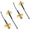 Oiyagai 4 Pezzi Antenna WiFi Cavo Pigtail SMA Femmina Montaggio a Pannello su Cavo UFL./IPX 1.13 (5 cm/2)