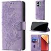 CaseGla Cover per Xiaomi Redmi Note 13 Pro 4G / Poco M6 Pro 4G, Viola | Blocco RFID, Portafoglio Pelle PU, Flip Libro, Porta Carte, Magnetica Libretto, Antiurto Protezione Completa