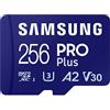 Samsung Memorie MB-MD256SA PRO Plus Scheda MicroSD da 256GB, UHS-I U3, Fino a 180 MB/s