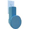 Sintron Supporto da Parete per Echo Pop, Supporto per Altoparlante Intelligente, Staffa Salvaspazio per Presa, Senza Viti o Fori, Gestione Cavi Integrata, Compatibile con Google Nest (Verde Petrolio)