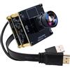 Svpro Telecamera HDMI USB 4K grandangolare Modulo fotocamera per computer monitor proiettore Dual Output Lightburn Camera 2X Digital Zoom Webcam Board H.264 8MP UVC USB2.0 Laser Engraver camera,120°